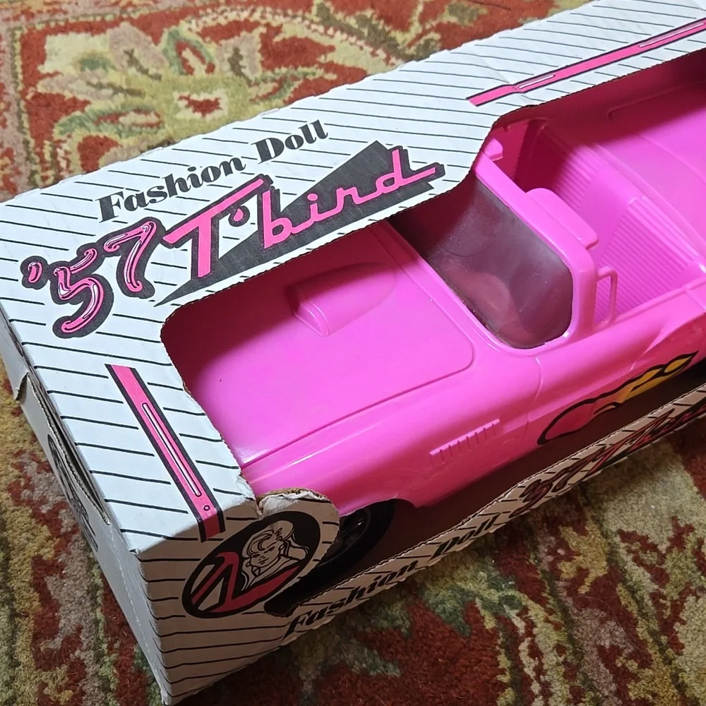 Pink Convertible Fashion Doll Car